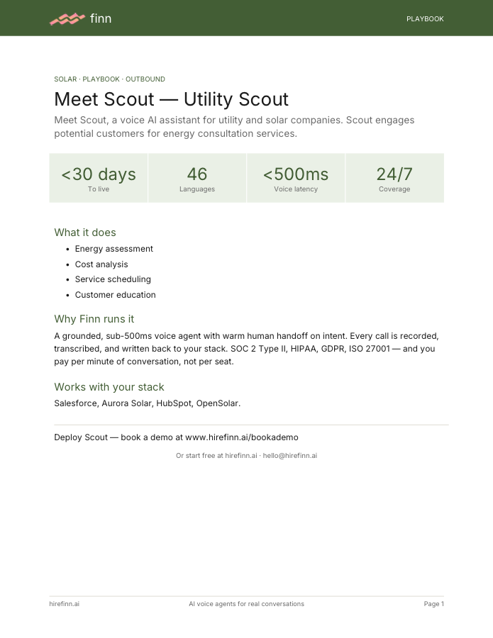 Utility Scout — Scout (playbook)